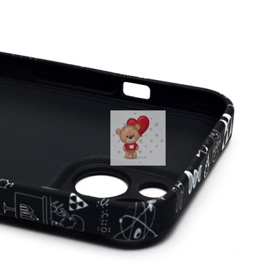 Чехол-накладка для Apple iPhone 14 - (141)  (черный) Luxo Creative