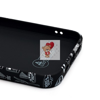 Чехол-накладка для Apple iPhone 14 - (141)  (черный) Luxo Creative