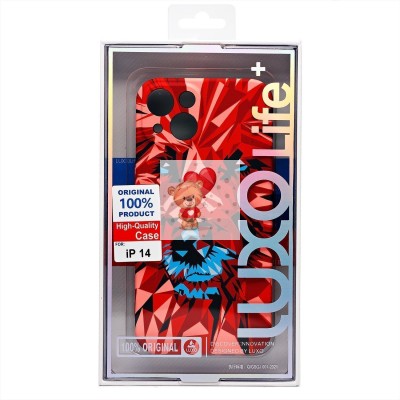 Чехол-накладка для Apple iPhone 14 - (146)  (красный) Luxo Creative