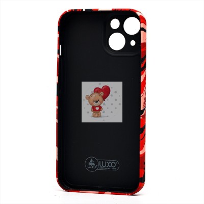 Чехол-накладка для Apple iPhone 14 - (146)  (красный) Luxo Creative