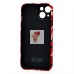 Чехол-накладка для Apple iPhone 14 - (146)  (красный) Luxo Creative