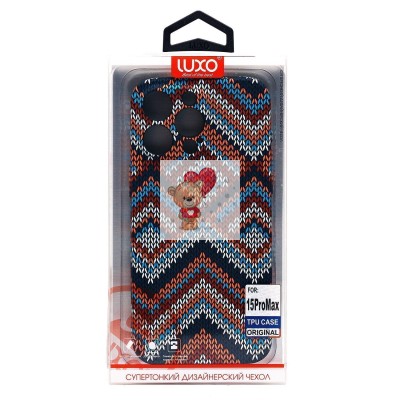 Чехол-накладка для Apple iPhone 15 Pro Max - (115)  (многоцветный) Luxo Creative
