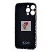 Чехол-накладка для Apple iPhone 15 Pro Max - (116)  (многоцветный) Luxo Creative
