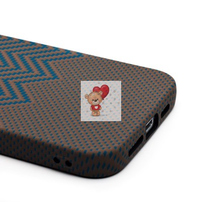 Чехол-накладка для Apple iPhone 15 Pro Max - (136)  (титановый) Luxo Creative