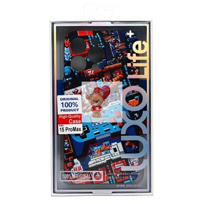 Чехол-накладка для Apple iPhone 15 Pro Max - (139)  (многоцветный) Luxo Creative