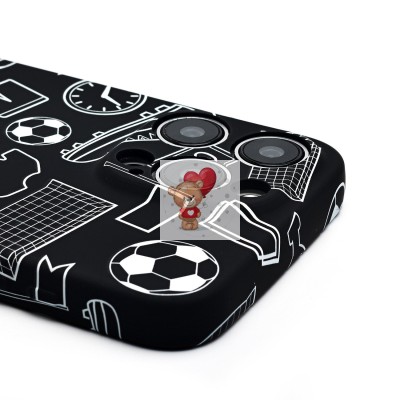 Чехол-накладка для Apple iPhone 15 Pro Max - (140)  (черный) Luxo Creative