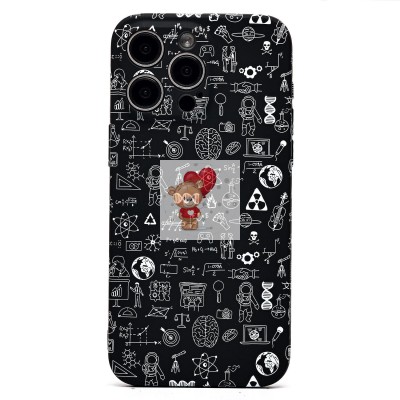 Чехол-накладка для Apple iPhone 15 Pro Max - (141) (черный) Luxo Creative Чехол-накладка для Apple iPhone 15 Pro Max - (141) (черный) Luxo Creative