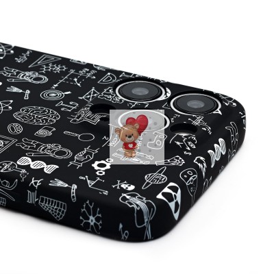 Чехол-накладка для Apple iPhone 15 Pro Max - (141)  (черный) Luxo Creative