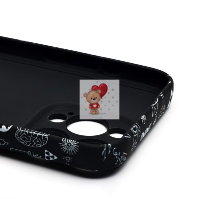 Чехол-накладка для Apple iPhone 15 Pro Max - (141)  (черный) Luxo Creative