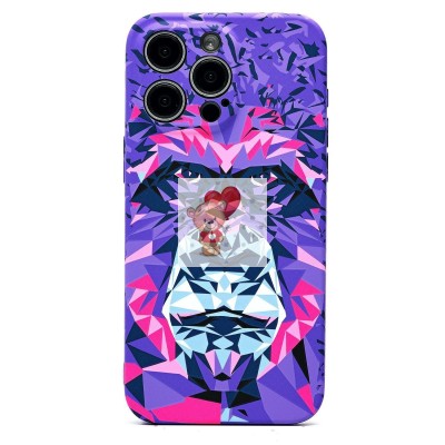 Чехол-накладка для Apple iPhone 15 Pro Max - (144) (фиолетовый) Luxo Creative Чехол-накладка для Apple iPhone 15 Pro Max - (144) (фиолетовый) Luxo Creative