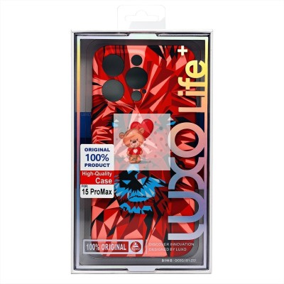 Чехол-накладка для Apple iPhone 15 Pro Max - (146)  (красный) Luxo Creative