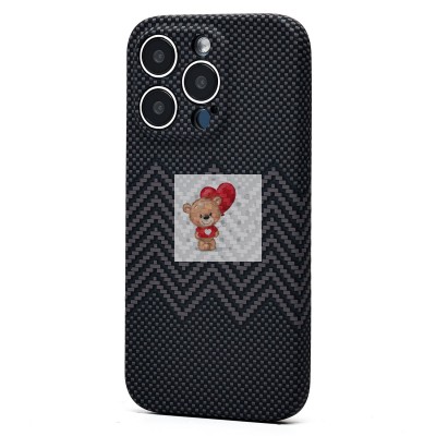 Чехол-накладка для Apple iPhone 15 Pro - (133)  (серый) Luxo Creative