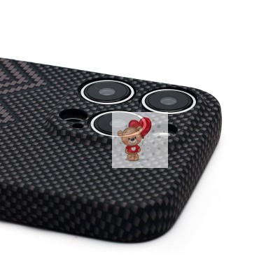 Чехол-накладка для Apple iPhone 15 Pro - (133)  (серый) Luxo Creative