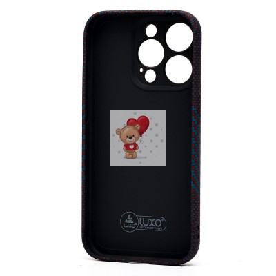 Чехол-накладка для Apple iPhone 15 Pro - (134)  (темно-синий) Luxo Creative