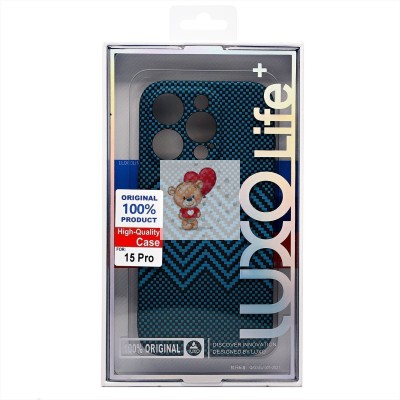 Чехол-накладка для Apple iPhone 15 Pro - (135) (черный) Luxo Creative Чехол-накладка для Apple iPhone 15 Pro - (135) (черный) Luxo Creative