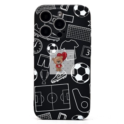 Чехол-накладка для Apple iPhone 15 Pro - (140)  (черный) Luxo Creative