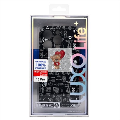 Чехол-накладка для Apple iPhone 15 Pro - (141) (черный) Luxo Creative Чехол-накладка для Apple iPhone 15 Pro - (141) (черный) Luxo Creative