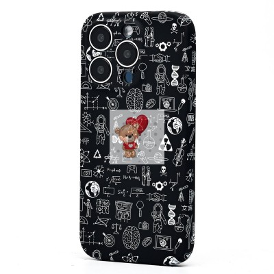 Чехол-накладка для Apple iPhone 15 Pro - (141) (черный) Luxo Creative Чехол-накладка для Apple iPhone 15 Pro - (141) (черный) Luxo Creative