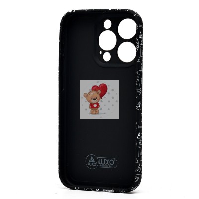 Чехол-накладка для Apple iPhone 15 Pro - (141) (черный) Luxo Creative Чехол-накладка для Apple iPhone 15 Pro - (141) (черный) Luxo Creative