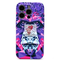 Чехол-накладка для Apple iPhone 15 Pro - (144) (фиолетовый) Luxo Creative Чехол-накладка для Apple iPhone 15 Pro - (144) (фиолетовый) Luxo Creative