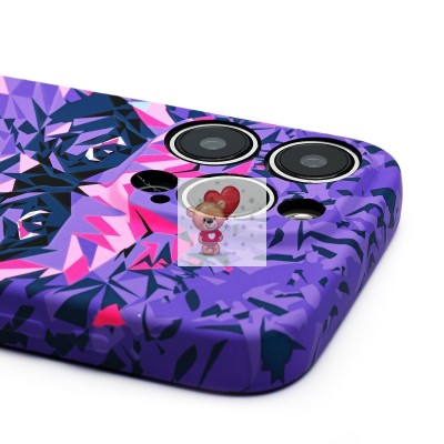 Чехол-накладка для Apple iPhone 15 Pro - (144) (фиолетовый) Luxo Creative Чехол-накладка для Apple iPhone 15 Pro - (144) (фиолетовый) Luxo Creative