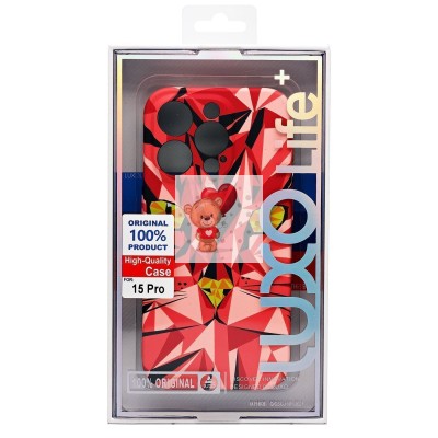 Чехол-накладка для Apple iPhone 15 Pro - (145) (розовый) Luxo Creative Чехол-накладка для Apple iPhone 15 Pro - (145) (розовый) Luxo Creative