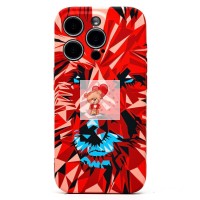 Чехол-накладка для Apple iPhone 15 Pro - (146) (красный) Luxo Creative Чехол-накладка для Apple iPhone 15 Pro - (146) (красный) Luxo Creative