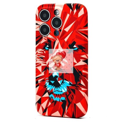 Чехол-накладка для Apple iPhone 15 Pro - (146) (красный) Luxo Creative Чехол-накладка для Apple iPhone 15 Pro - (146) (красный) Luxo Creative