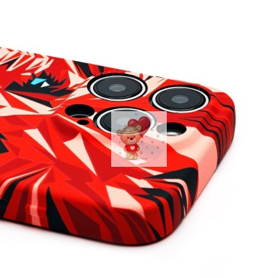 Чехол-накладка для Apple iPhone 15 Pro - (146) (красный) Luxo Creative Чехол-накладка для Apple iPhone 15 Pro - (146) (красный) Luxo Creative