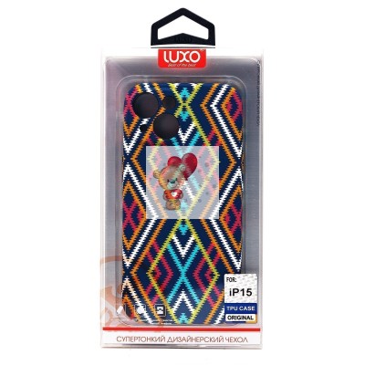 Чехол-накладка для Apple iPhone 15 - (116) (многоцветный) Luxo Creative Чехол-накладка для Apple iPhone 15 - (116) (многоцветный) Luxo Creative