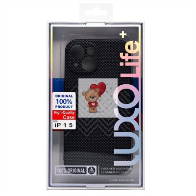 Чехол-накладка для Apple iPhone 15 - (133)  (серый) Luxo Creative