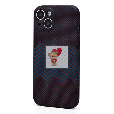 Чехол-накладка для Apple iPhone 15 - (134)  (темно-синий) Luxo Creative