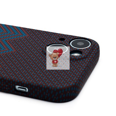 Чехол-накладка для Apple iPhone 15 - (134)  (темно-синий) Luxo Creative