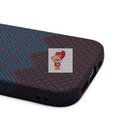 Чехол-накладка для Apple iPhone 15 - (134)  (темно-синий) Luxo Creative