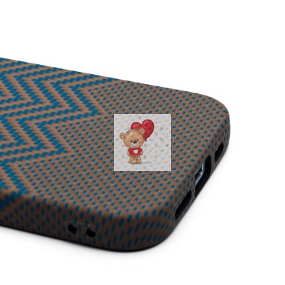 Чехол-накладка для Apple iPhone 15 - (136)  (титановый) Luxo Creative