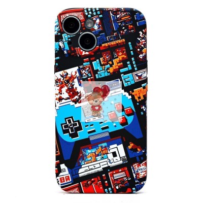 Чехол-накладка для Apple iPhone 15 - (139)  (многоцветный) Luxo Creative