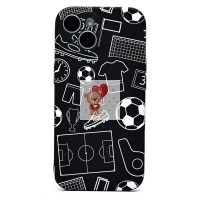 Чехол-накладка для Apple iPhone 15 - (140)  (черный) Luxo Creative