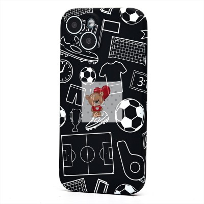 Чехол-накладка для Apple iPhone 15 - (140)  (черный) Luxo Creative