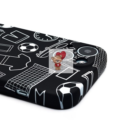 Чехол-накладка для Apple iPhone 15 - (140)  (черный) Luxo Creative