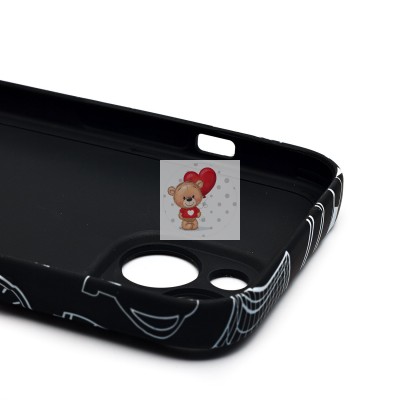 Чехол-накладка для Apple iPhone 15 - (140)  (черный) Luxo Creative