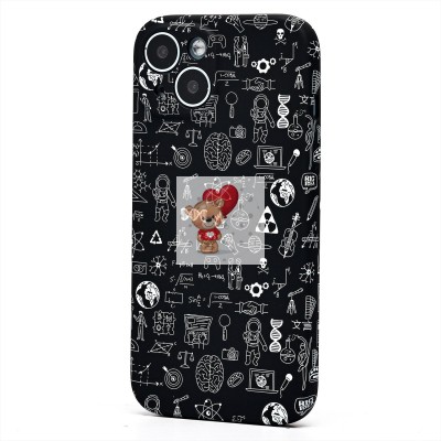 Чехол-накладка для Apple iPhone 15 - (141)  (черный) Luxo Creative