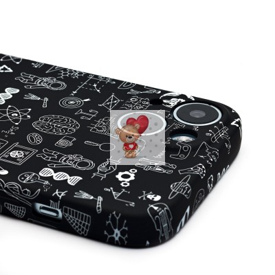 Чехол-накладка для Apple iPhone 15 - (141)  (черный) Luxo Creative