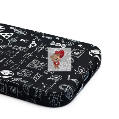 Чехол-накладка для Apple iPhone 15 - (141)  (черный) Luxo Creative