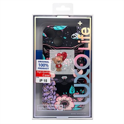 Чехол-накладка для Apple iPhone 15 - (143) (многоцветный) Luxo Creative Чехол-накладка для Apple iPhone 15 - (143) (многоцветный) Luxo Creative