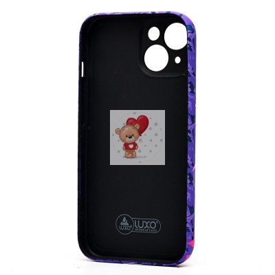 Чехол-накладка для Apple iPhone 15 - (144)  (фиолетовый) Luxo Creative