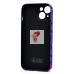 Чехол-накладка для Apple iPhone 15 - (144)  (фиолетовый) Luxo Creative