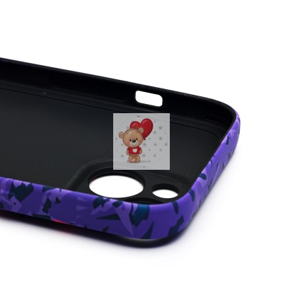 Чехол-накладка для Apple iPhone 15 - (144)  (фиолетовый) Luxo Creative