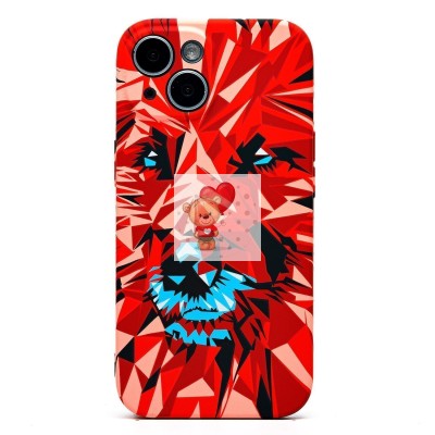 Чехол-накладка для Apple iPhone 15 - (146)  (красный) Luxo Creative