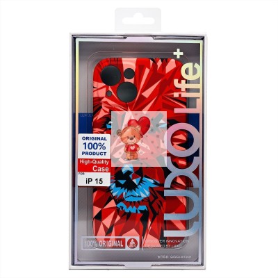 Чехол-накладка для Apple iPhone 15 - (146)  (красный) Luxo Creative