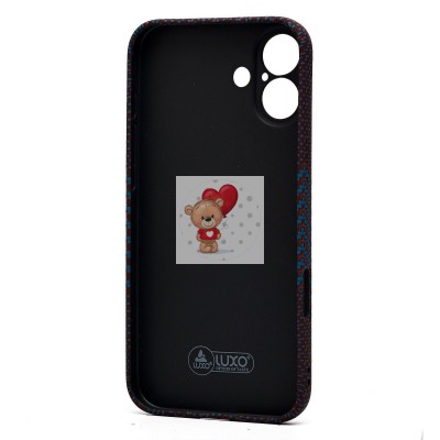 Чехол-накладка для Apple iPhone 16 Plus - (134)  (темно-синий) Luxo Creative